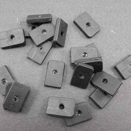 Końcówki do fiszbin 6mm/10szt czarne 5186