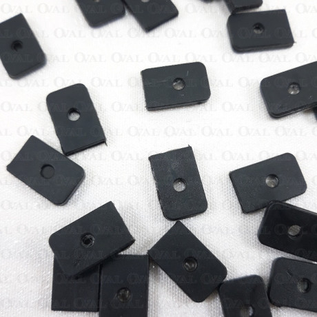 Końcówki do fiszbin 6mm/10szt czarne 5186