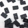 Końcówki do fiszbin 6mm/10szt czarne 5186