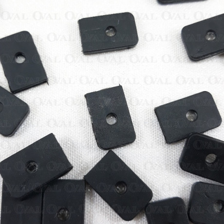 Końcówki do fiszbin 6mm/10szt czarne 5186