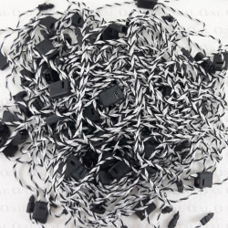 Plomby ręczne czarno białe 16cm/1000szt 5192 Plomby ręczne czarno białe 16cm/1000szt 5192