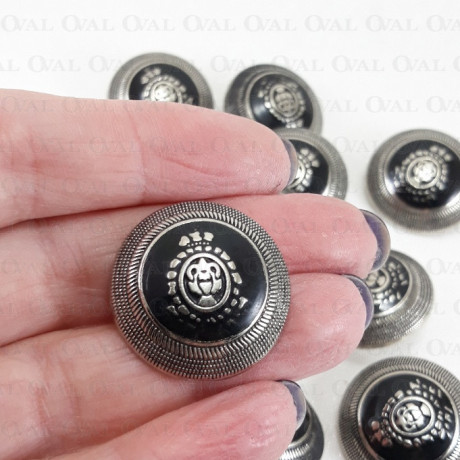 Guziki metalowe 25mm/1szt 5194