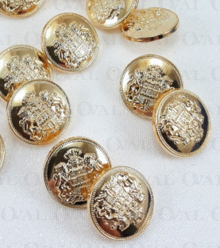 Guziki metalowe 17,5mm/1szt 5195