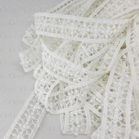 Koronka gipiurowa śmietana 20mm/1 lub 14m nr 2666