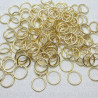 Kółko do ramiączek 10,12,18mm/200szt złote 5220 E2