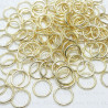 Kółko do ramiączek 10,12,18mm/200szt złote 5220 E2
