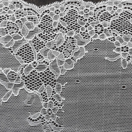 Koronka Elastyczna 280mm/ 1m  śmietana 3043