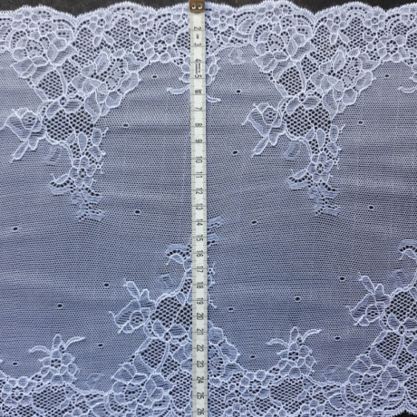 Koronka elastyczna 270mm/ 1m  biała 3046