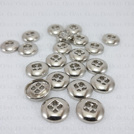 Guzik metalowy 11,4mm/100szt 5240