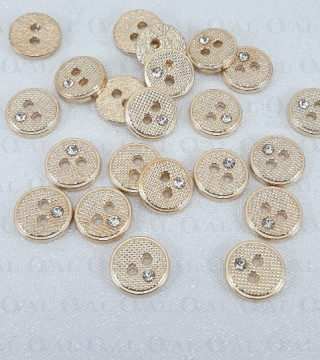 Guzik metalowy 11mm/100szt 5242