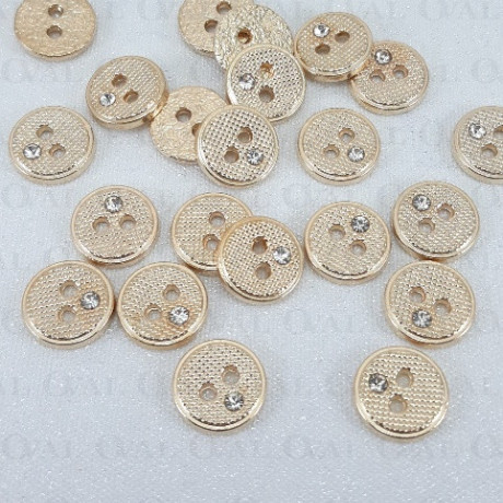 Guzik metalowy 11mm/100szt 5242