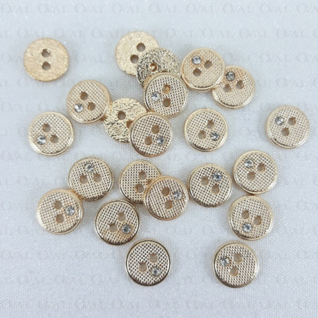 Guzik metalowy 11mm/100szt 5242