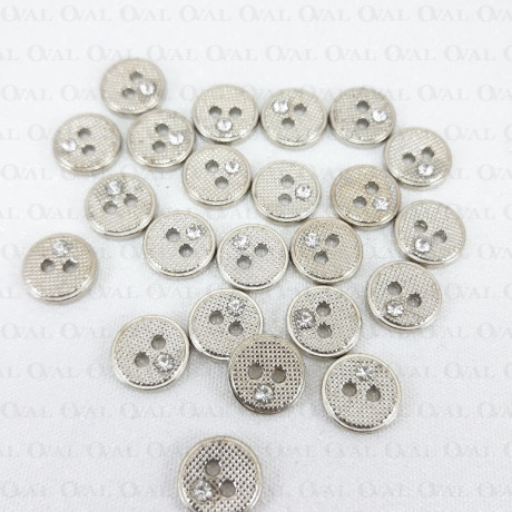 Guzik metalowy 11mm/100szt 5243