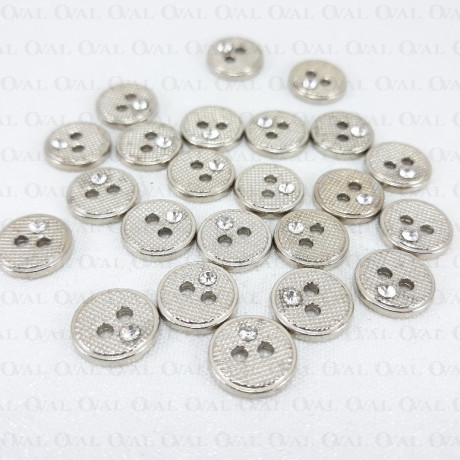 Guzik metalowy 11mm/100szt 5243