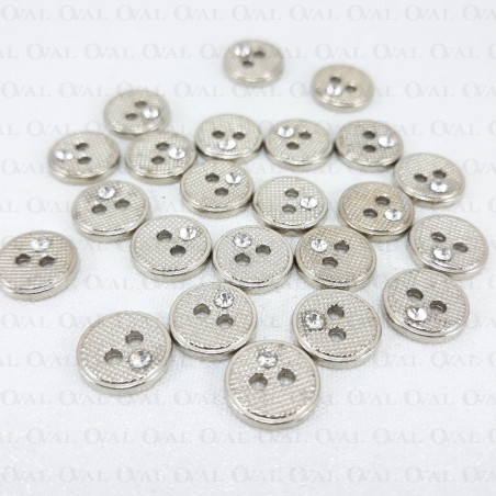 Guzik metalowy 11mm/100szt 5243