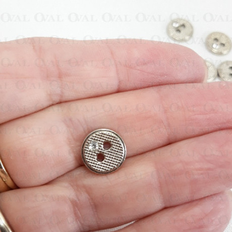 Guzik metalowy 11mm/100szt 5243