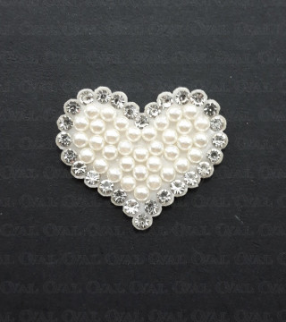 Aplikacja ozdobna serce nr 987