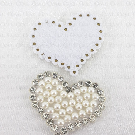 Aplikacja ozdobna serce nr 987