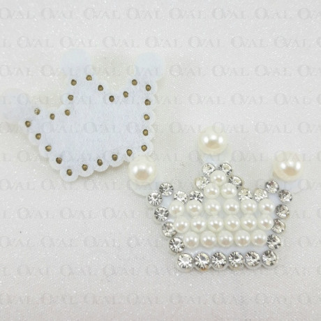 Aplikacja ozdobna korona nr 986