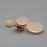 Gold metal buttons 10, 12, 15, 20, 25mm / 10 or 100 pcs 4062