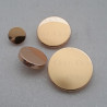 Gold metal buttons 10, 12, 15, 20, 25mm / 10 or 100 pcs 4062