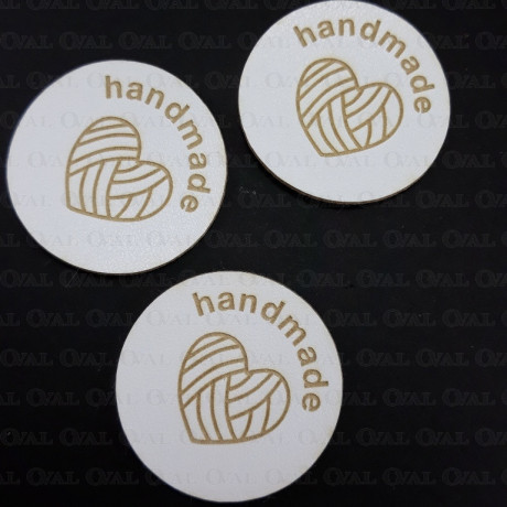 Skórka ekologiczna z sercem 1 lub 20szt 1688