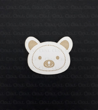 Skórka ekologiczna miś 1 lub 20szt 1558