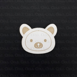 Skórka ekologiczna miś 1 lub 20szt 1558 Skórka ekologiczna miś 1 lub 20szt 1558