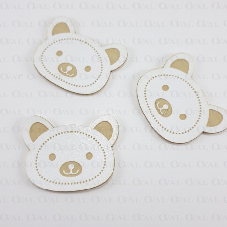 Skórka ekologiczna miś 1 lub 20szt 1558