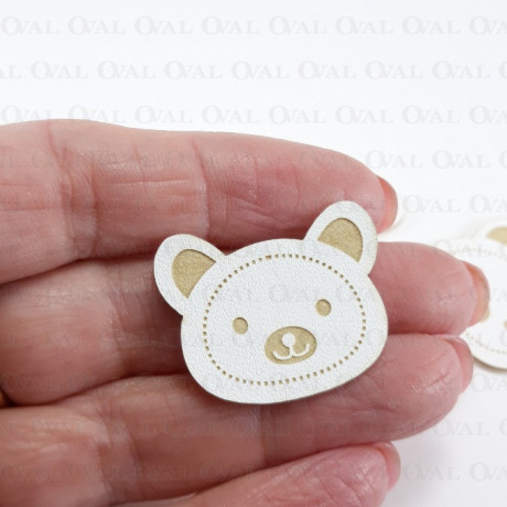 Skórka ekologiczna miś 1 lub 20szt 1558