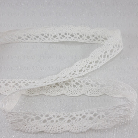 Koronka bawełniana 14mm /1y śmietana 3151