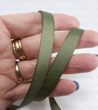 Grosgrain ribbon 9 mm / 5 m green 3144