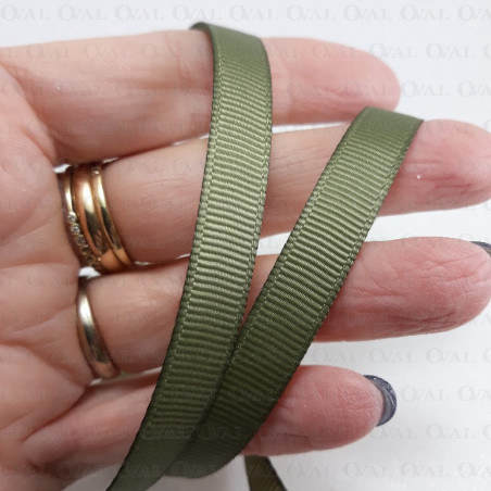 Grosgrain ribbon 9 mm / 5 m green 3144