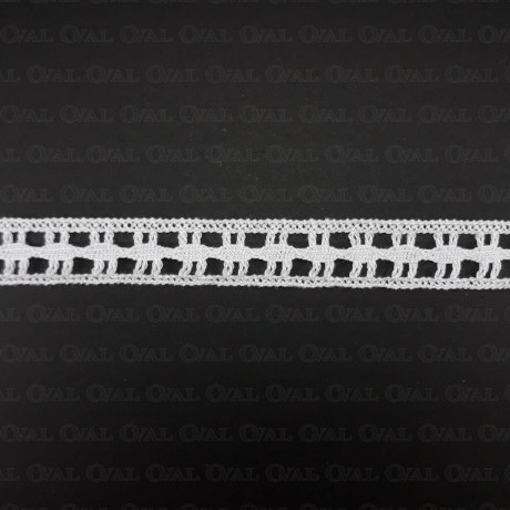 Koronka gipiurowa 15mm/1yard biała 2879