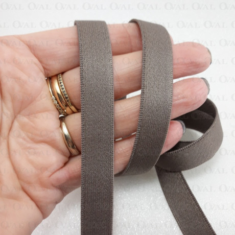 Guma ramiączkowa 12mm/1m  caffe latte 5282