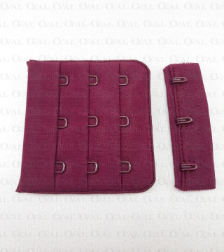 Zapięcie do biustonosza burgund 5285
