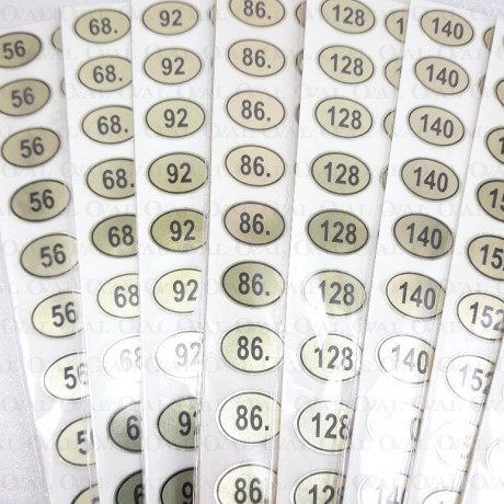 Naklejki rozmiarowe 56-182 5304