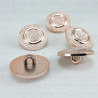 Button 22mm/10pcs rose gold 4128
