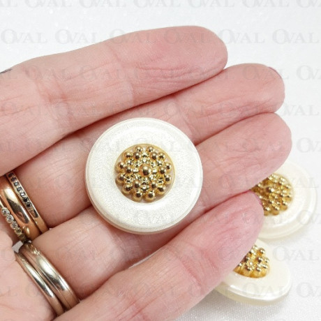 Guzik perłowy 12,5mm/10szt   3883