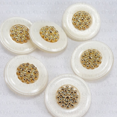 Guzik perłowy 12,5mm/10szt   3883