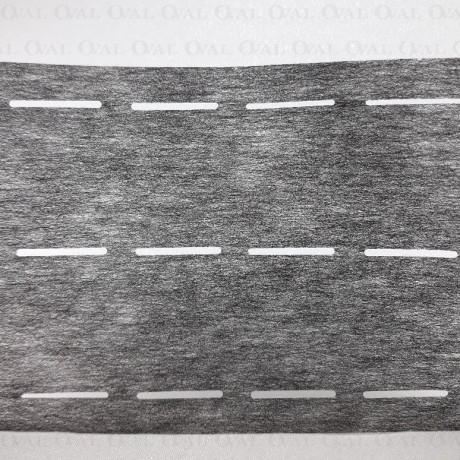 Taśma flizelinowa perforowana czarna 5315