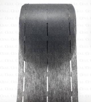 Taśma flizelinowa perforowana czarna 5315