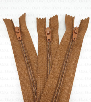 Zippers *3 brown 16cm/1 or 100 pcs 1973
