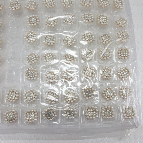 Guzik metalowy 10x10mm/100szt 5338