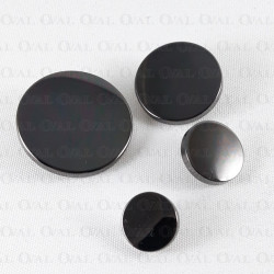 Guziki metalowe ciemny nikiel 12,15,22,27mm/10 lub 100szt 5339 Guziki metalowe ciemny nikiel 12,15,22,27mm/10 lub 100szt 5339
