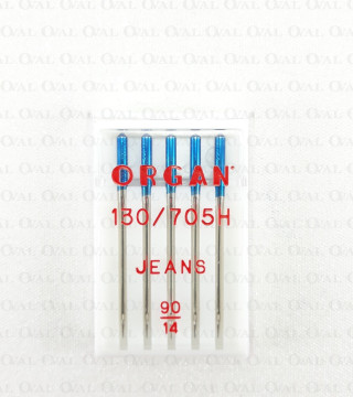 Igły półpłaskie do jeansu 90/5szt  1929