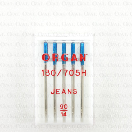 Igły półpłaskie do jeansu 90/5szt  1929