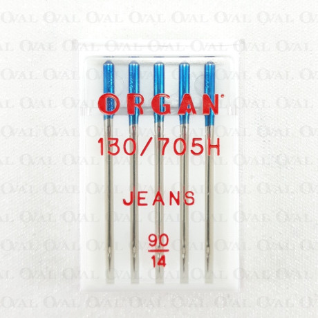 Igły półpłaskie do jeansu 90/5szt  1929
