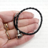 Black bracelet no. 1555