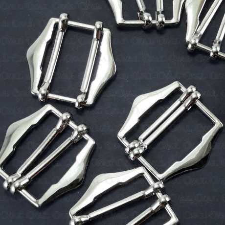 Regulator metalowy O 25mm /200szt srebrny połysk  5336